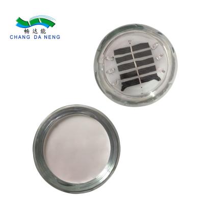 China 15T Round Soalr Road Stud  IP68 Tempered Glass Solar LED Garden Light for sale