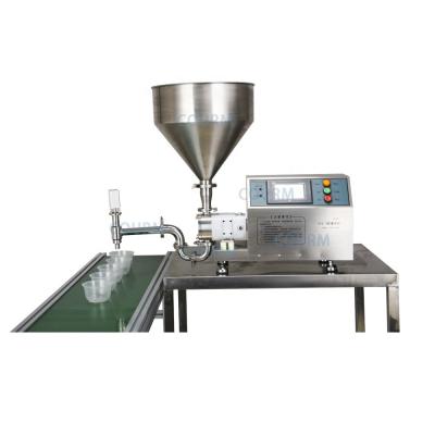 China Automatic rotor pump high viscosity cheese Peanut Butter Cosmetic Emulsion Honey toothpaste paste tube bottling machine for sale