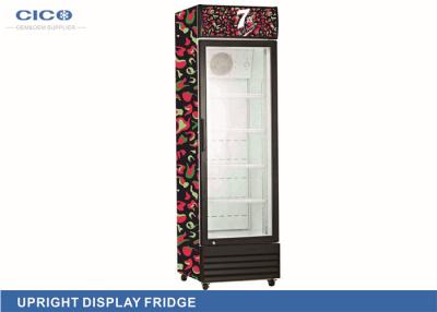 China Commercial 180L Upright Display Refrigerator With Single Door Low-e Glass for sale