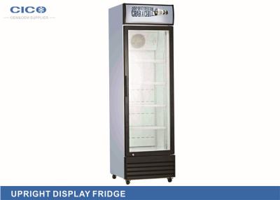 China Refrigerador vertical de la exhibición del supermercado 288L con control numérico y pantalla LED en venta