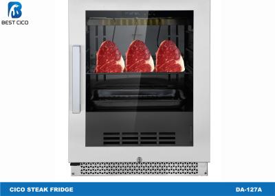 China Silvery Reliable Mini Meat Dry Aging Refrigerator / Dry Aged Beef Cabinet for sale