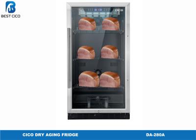 China Puerta de cristal vertical del refrigerador seco del envejecimiento de la carne del OEM de CICO que cura el gabinete DA-280A en venta
