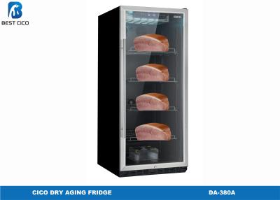 China DA-380A dirigem o refrigerador seco do envelhecimento, porta de vidro de fechamento seca da máquina 380L da carne da idade do salame auto à venda