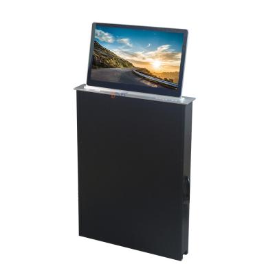 China Conference room  18.5 inch monitor lcd pop up lift with backside mini screen for sale