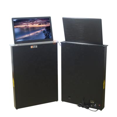 China 21.5 inch retractable monitor pop up lift mechanism with screen for conference solution for sale