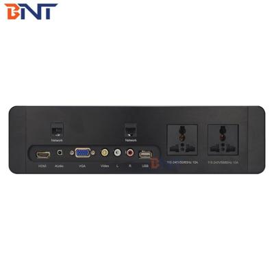 China BNT 2020 new arrival built in hotel wall mount Media hub socket for TV AV Solutions with VGA/RJ45/USB for sale