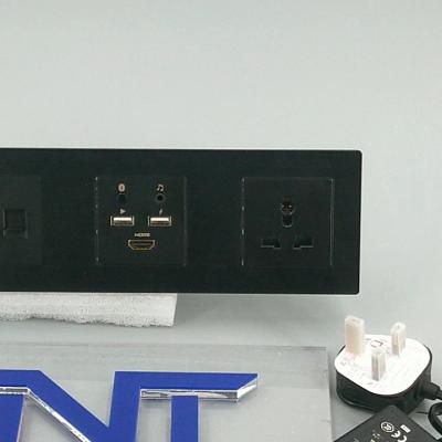 China desk wall socket / table power plugs for hotel furniture with usb port for sale
