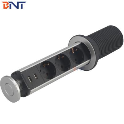 China Aluminium alloy European tensile style pop up kitchen table socket for sale