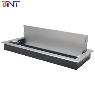 China BNT Aluminum Desktop Socket Brushed Manual Flip Lid Cable Management Grommet Cover for sale