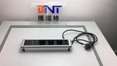 China BNT New arrival partition table power socket with hidden screws for office room for sale