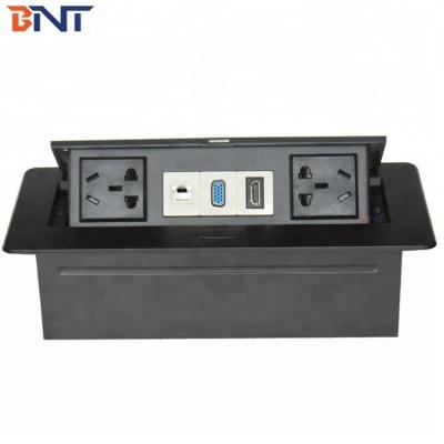 China BNT Tabletop Pop Up Multimedia Socket For Training Room BD620-2R for sale