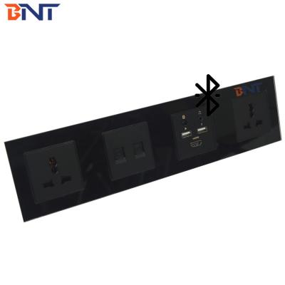 China Media hub Multimedia Connector Power Outlet/ Hotel Remote Jack Panel for sale
