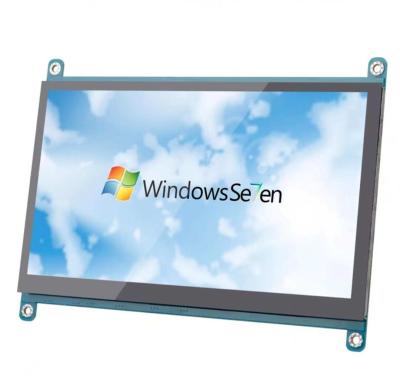 China Toughened Glass Panel 1024×600 HDMI 7 Inch IPS Display For Raspberry Pi for sale