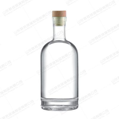 China 700ml Alcoholic Pink Gin London Spirit with Sliver Cap and Rubber Stopper Sealing Type for sale