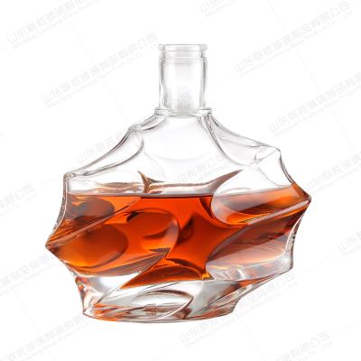 China Absolute XO Vodka Whiskey Tequila Gin Garrafas de vidro 700 ml Colar de vidro personalizado à venda