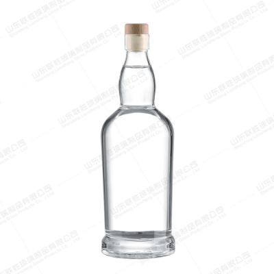China Acceptable OEM ODM Custom American Whiskey Glass Bottle With Cork 1.5cl 70cl 3 Litre for sale