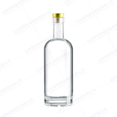 China 200ml 375ml 500ml 700ml 750ml 1000ml Oslo Liquor Gin Whisky Glass Vodka Spirit Bottle for sale