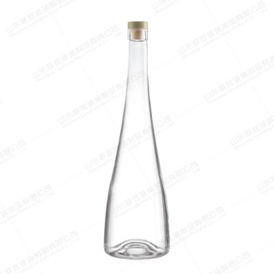 China Garrafas de vidro para colarinho de vinho Material de vidro Garrafas vazias de uísque à venda