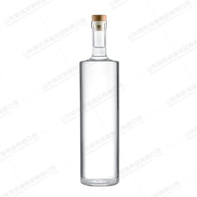China OEM ODM Acceptable 500ml Vodka Spirit Whisky Wine Glass Bottle For Liquor for sale