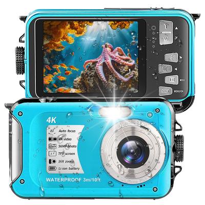 Vintage 4K 56MP HD Diving Camera 2.7'' Screen 10FT/3M Underwater ...