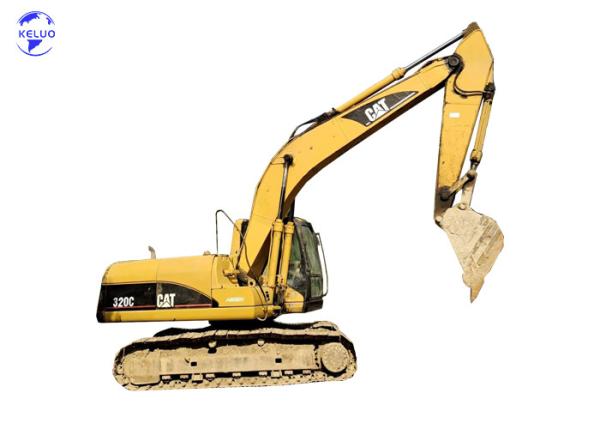 Quality Caterpillar 320c Used Cat Excavators Hydraulic / Mechanical Made In Japan for sale