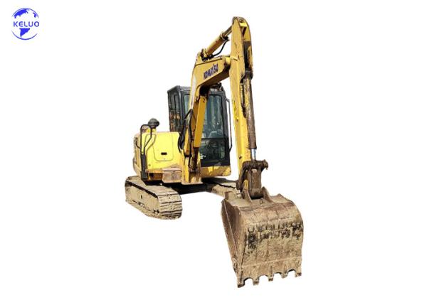 Quality PC56 Used Komatsu Excavator Yellow Heavy Construction Equipment for sale