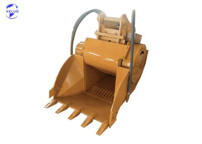 China 0.74m3 Excavator Attachment Hyd Crushing Bucket Concrete Crusher Bucket for sale