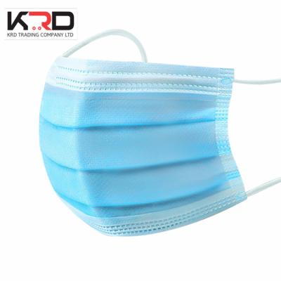 China Disposable Mask 3ply Face With Earloop for sale