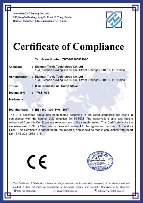 C E - Sichuan Travis Technology Co.,Ltd