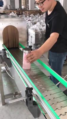 China túnel plástico del calor del plástico de embalar de la máquina 120w del plástico de embalar 0.1Mpa para las botellas en venta