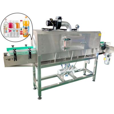 China Plastic Wrap Steam Shrink Tunnel Machine 120BPM 304 stainless steel housing for sale