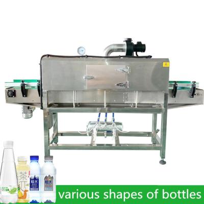 China máquina SUS304 de la manga del encogimiento de la botella del vapor 900W para las etiquetas de la botella en venta