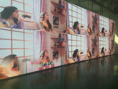 China P4.81 Indoor LED Video Wall Full Color portable led curtain video wall for electronic advertising for sale