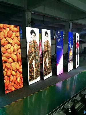 China 2.5mm Pixel Pitch LED Screen Signage Indoor Portable Poster 1200 Nit For Shopping Mall for sale