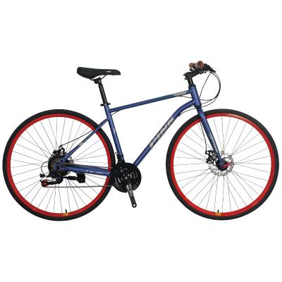 China OEM High Carbon Steel 700C Road Bicycle 21 Speed Mountain Bike for sale