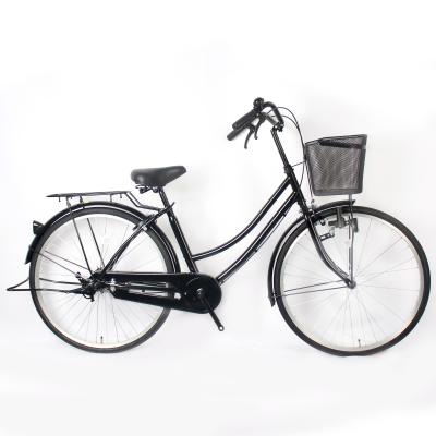中国 OEM 26インチ レトロスタイル バイク バスケット付き ビンテージ自転車 販売のため