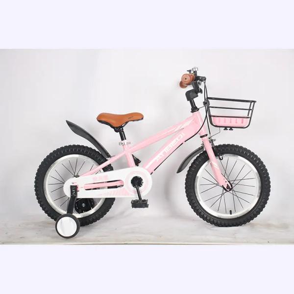 Quality Single Speed Aluminum Alloy 16 Inch Pedal Bike With Training Wheels for sale