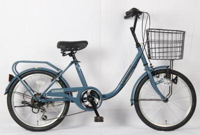 Chine Six vitesses à châssis en acier dur Vélo de ville 20 pouces Vélo de croisière pour femmes à vendre