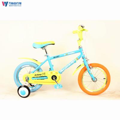 China Custom Logo Accept Childrens Training Wheel Bikes 14 Inch Kids Bike OEM for sale