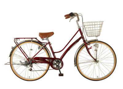 China OEM Lady Classic Retro Carbon City Bikes Mujeres Bicicleta Vintage con Cesta en venta