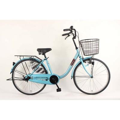 China Adult Female Single Speed Carbon City Bikes 26 Inch Ladies Bicycle OEM ODM for sale