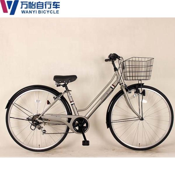 Quality 27 Inch Adult Urban City Bicycles Six Speed Shimano Frame Steel Road Bike for sale