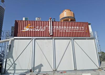 China Planta Containerized 30T da fatura de gelo do sistema de refrigeração concreto à venda