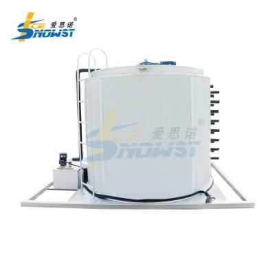 China Os sistemas do gelo e de refrigeração do floco do OEM molham o evaporador de refrigeração da máquina de gelo rufam de 30 toneladas à venda
