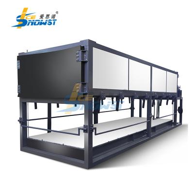 China PLC 15 Ton Direct Cooling Block Ice Machine Ice Block Making Plant for sale