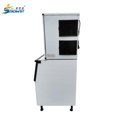 China 2300W 500kg SUS304 Commercial Cube Ice Machine Maker With Water Cooled for sale