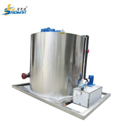 China gerador de aço inoxidável de 20 toneladas do gelo do floco do evaporador da máquina de gelo para o sistema da amônia à venda