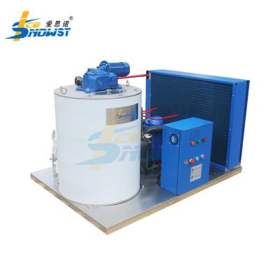China Máquina de gelo de água doce de aço inoxidável industrial 15KW de 2 toneladas do floco à venda