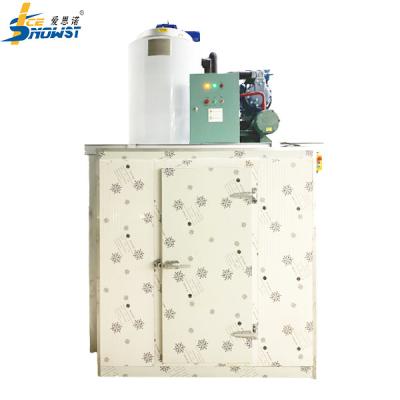 China ISO 5 Ton Freshwater Flake Ice Machine With Cold Room for sale