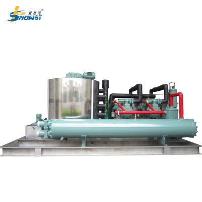Chine Machine à glace de flocon d'eau de mer d'acier inoxydable de 304SS 316SS 10 tonnes à vendre